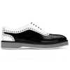 The Cortes Designer Oxford in Black White - Escaro Royale