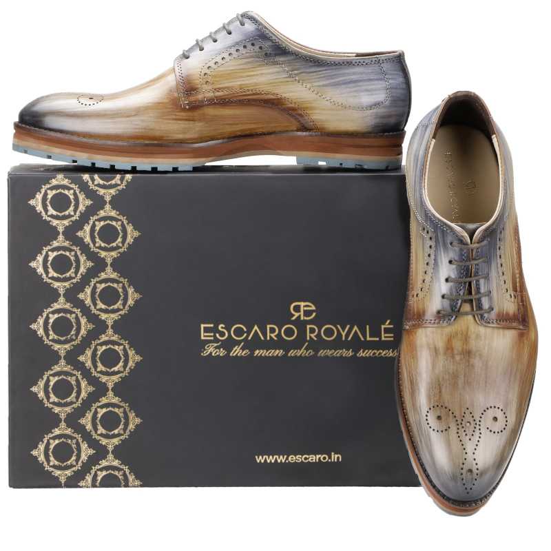 The Aurora Ultralight Derby In Natural Wood Finish - Escaro Royale