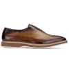 The Amerigo Wholecut Oxford in Tan Burnish - Escaro Royale