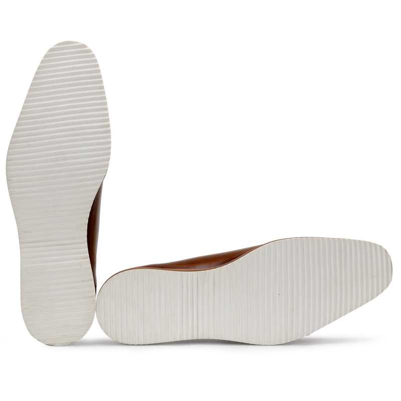 The Amerigo Wholecut Oxford in Tan Burnish - Escaro Royale