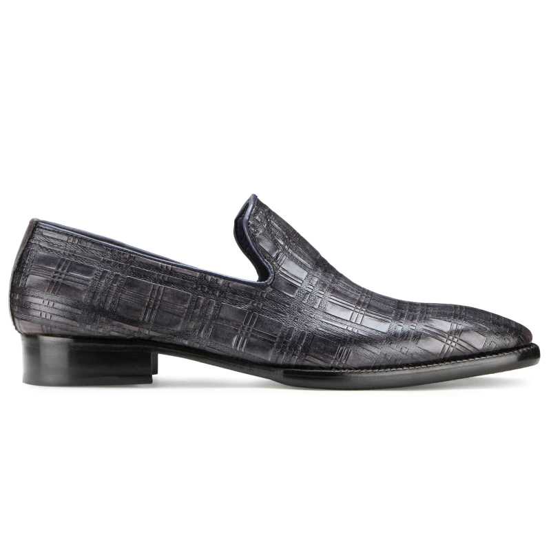 Carpo Embossed Loafers - Escaro Royale