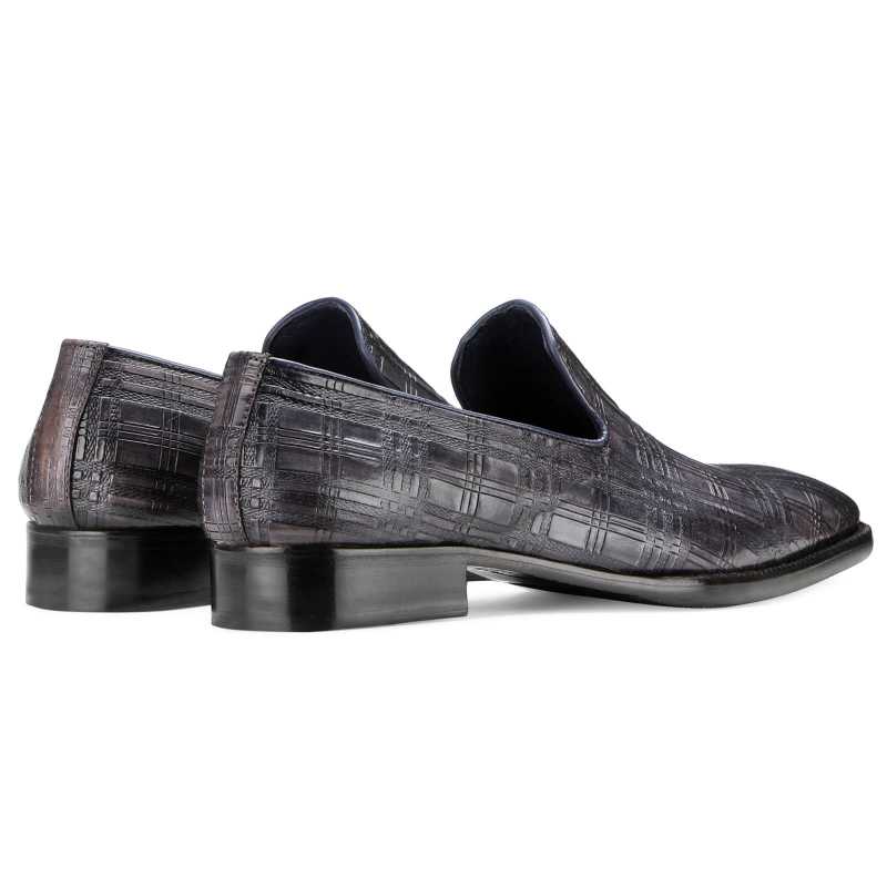 Carpo Embossed Loafers - Escaro Royale