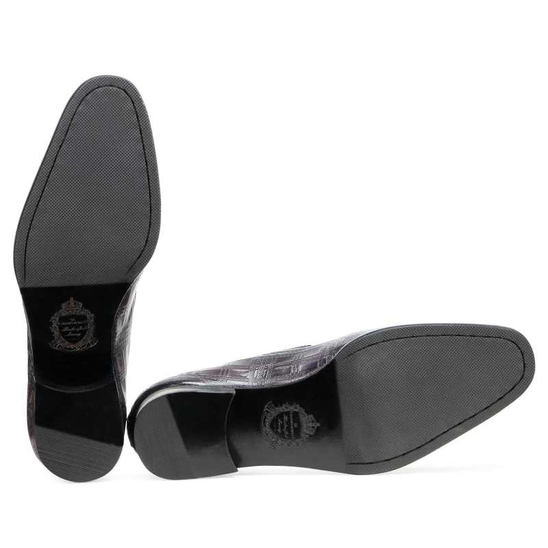 Carpo Embossed Loafers - Escaro Royale