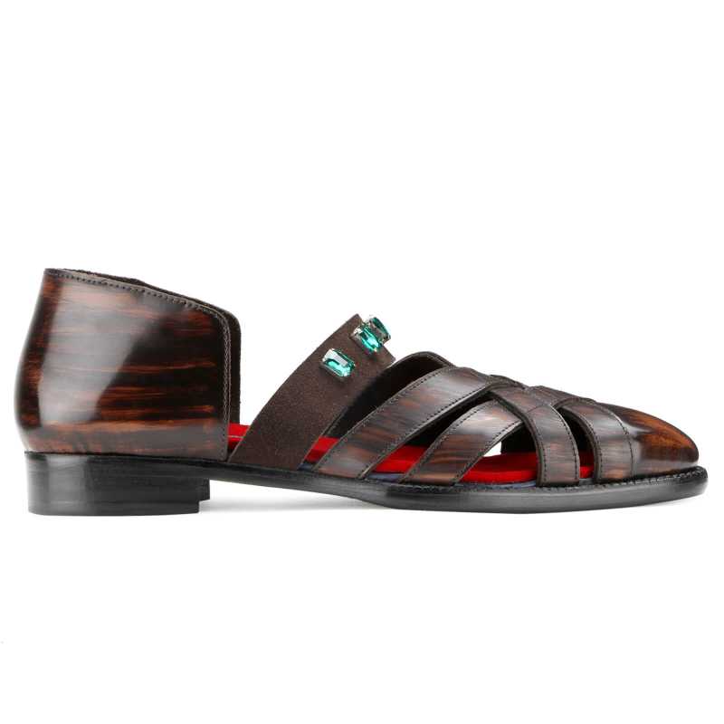 Spartan Leather Sandals - Escaro Royale