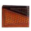 Multi Colored  Hand - Tooled Leather Mens Wallet - Escaro Royale