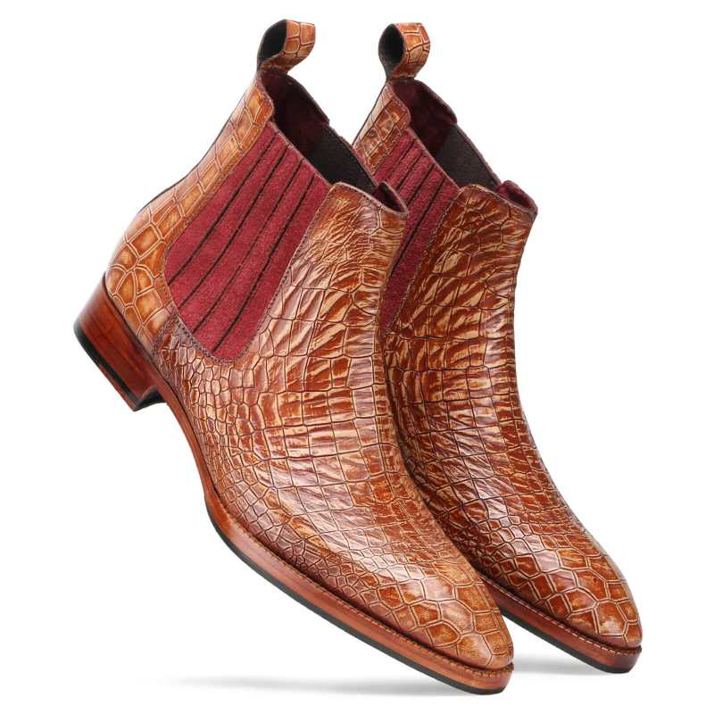 Allen Chelsea Boots in Tan - Escaro Royale