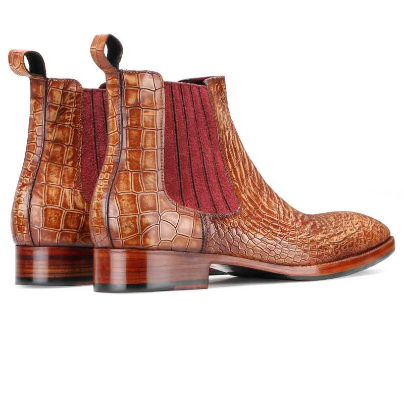 Allen Chelsea Boots in Tan - Escaro Royale