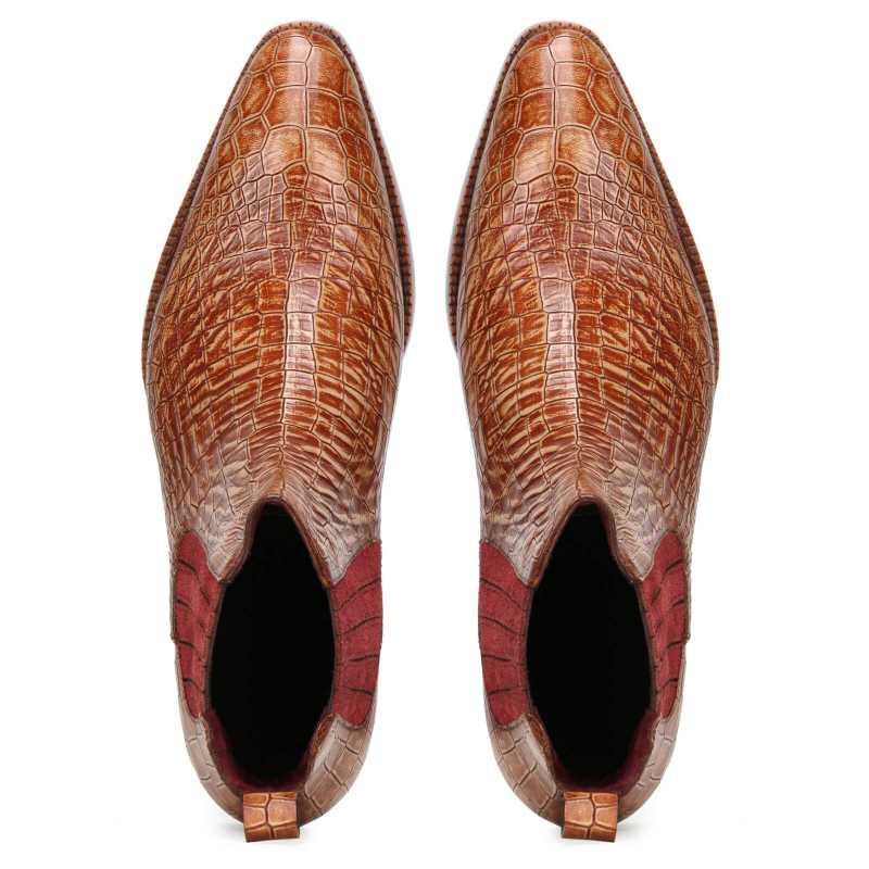 Allen Chelsea Boots in Tan - Escaro Royale