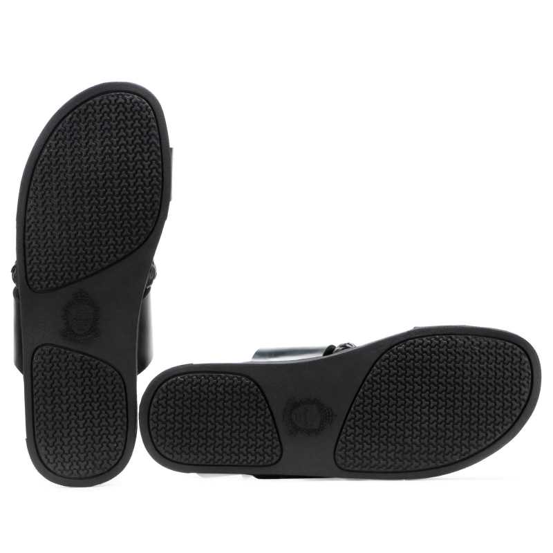Genesis Weaved Slippers - Black - Escaro Royale