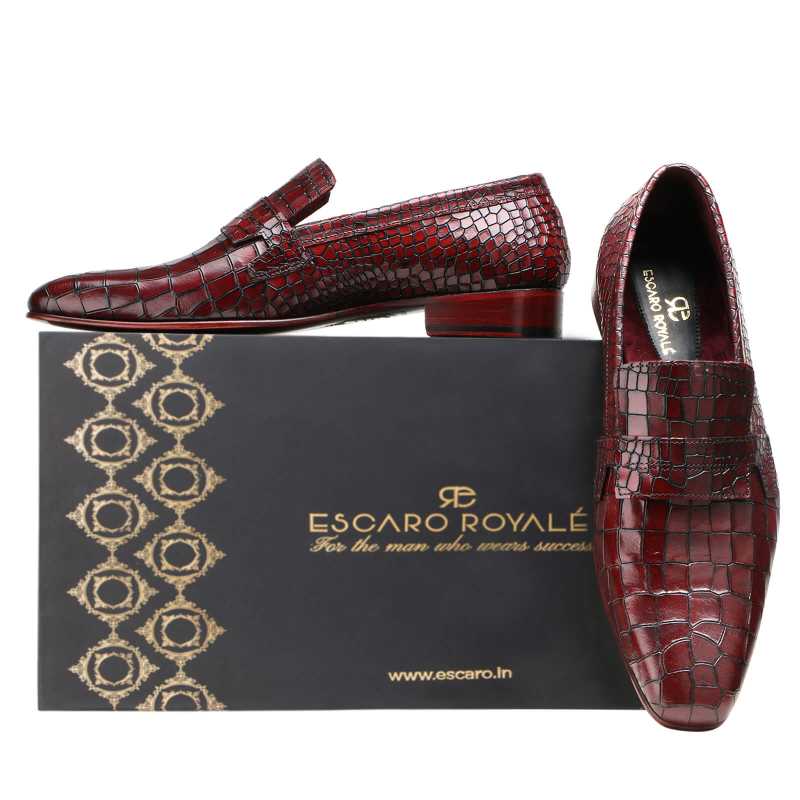 Reed Penny Loafers - Escaro Royale