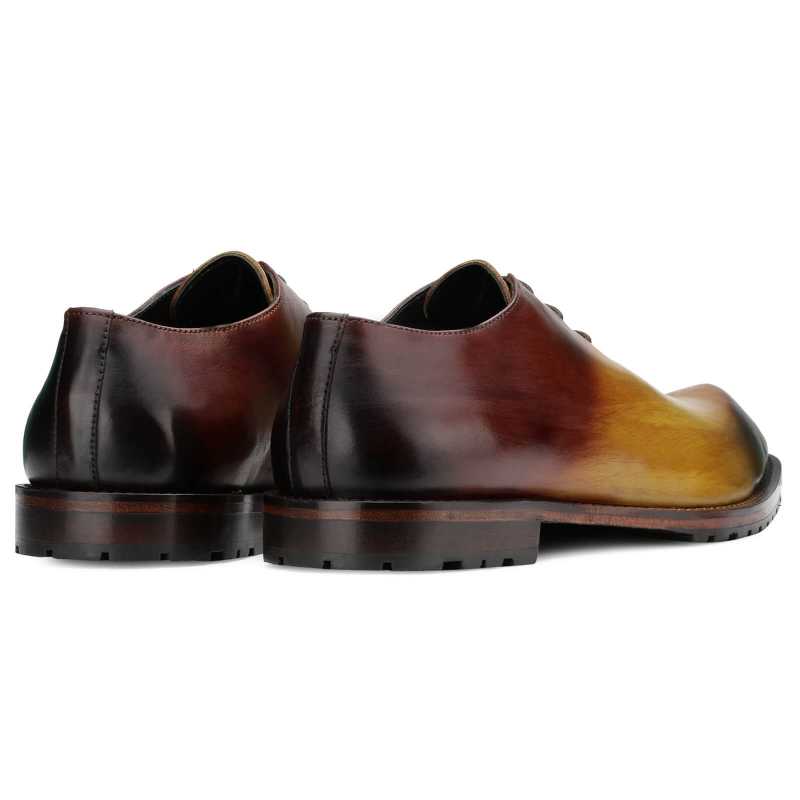 Connery Snip Toe Oxfords - Tan - Escaro Royale