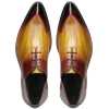 Connery Snip Toe Oxfords - Tan - Escaro Royale