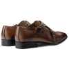 The  Lincoln Monk Medallion Loafer In Tan - Escaro Royale