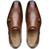 The  Lincoln Monk Medallion Loafer In Tan - Escaro Royale