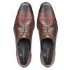 Bastion Goodyear Welted Fiddleback Wholecut Oxford in Patina Scales Brown - Escaro Royale