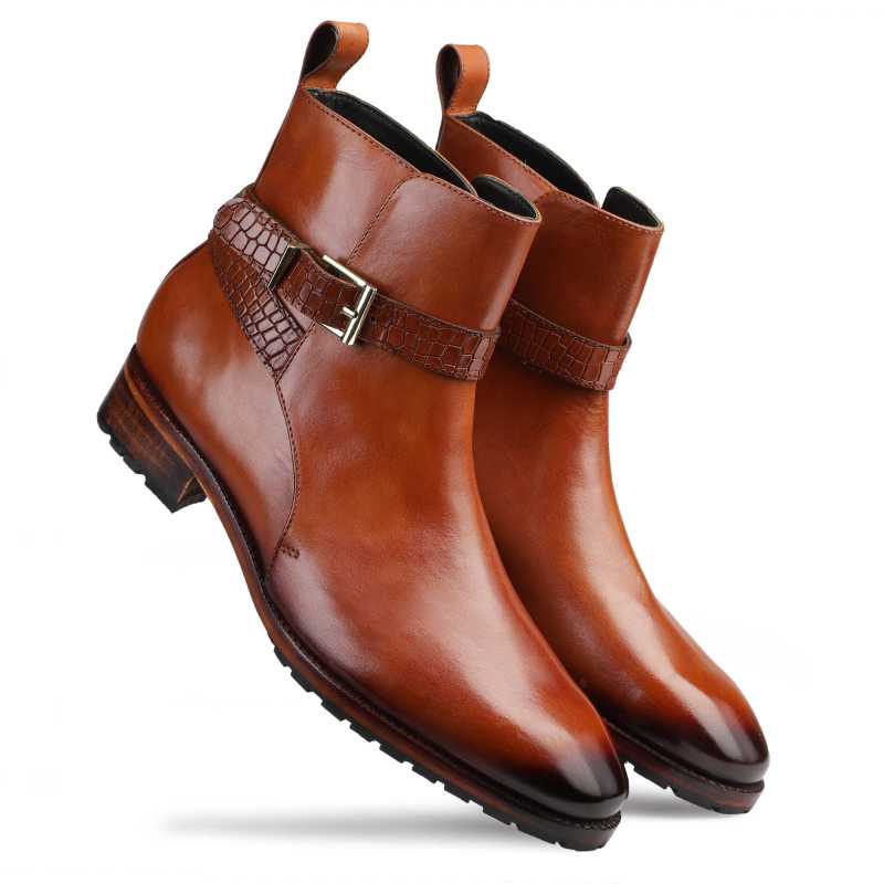 Jodhpur Boot In Cognac - Escaro Royale
