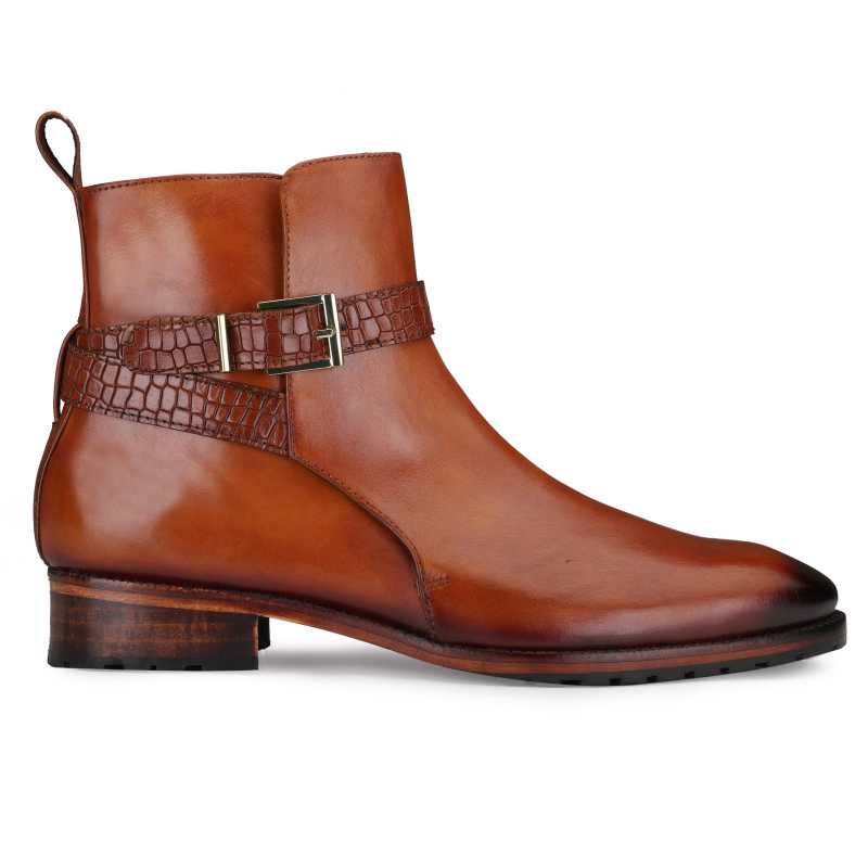 Jodhpur Boot In Cognac - Escaro Royale