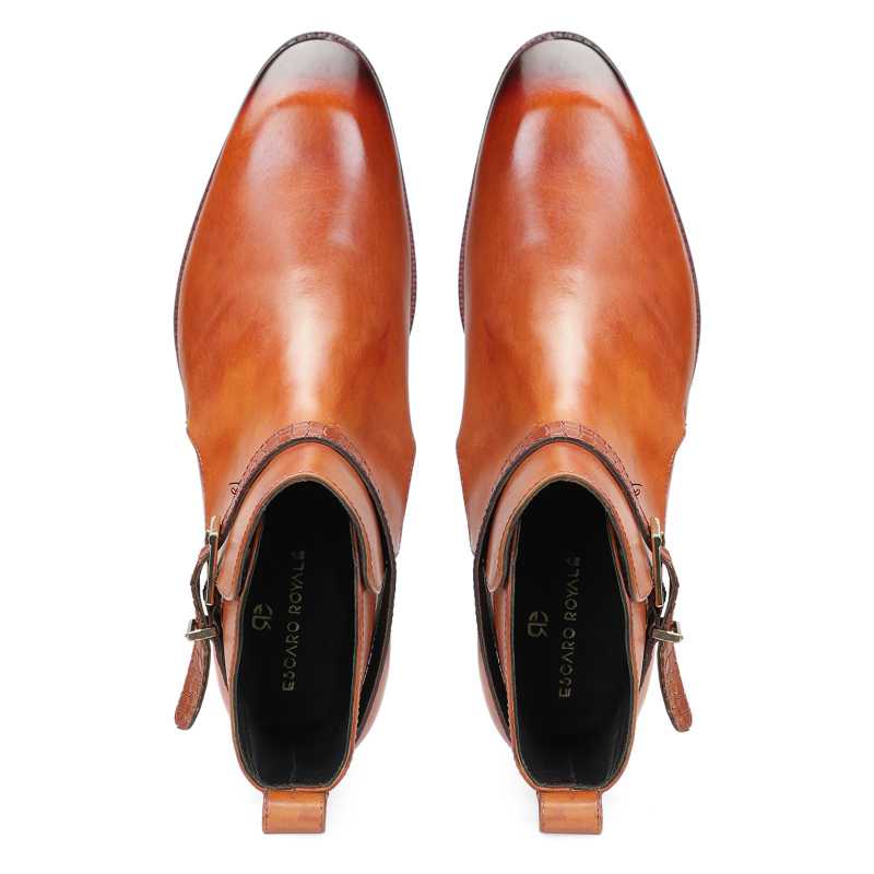 Jodhpur Boot In Cognac - Escaro Royale