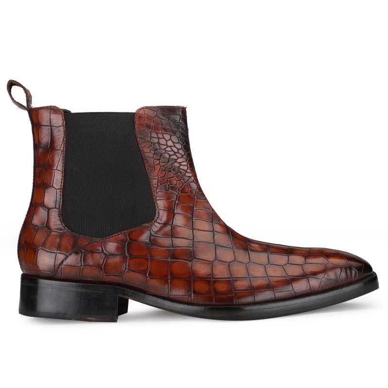 Regal Chelsea Boots in Large Tan - Escaro Royale