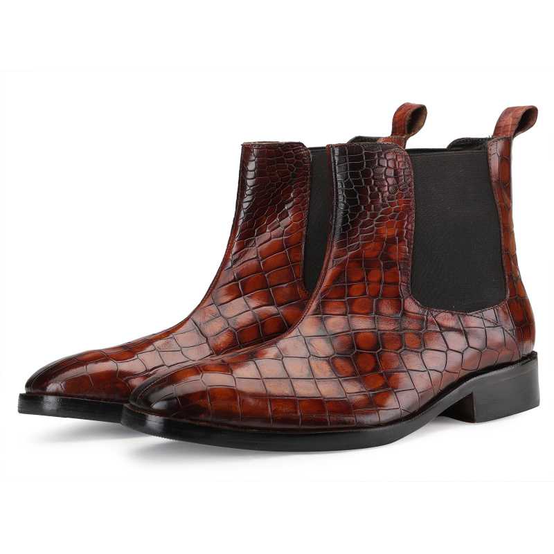 Regal Chelsea Boots in Large Tan - Escaro Royale