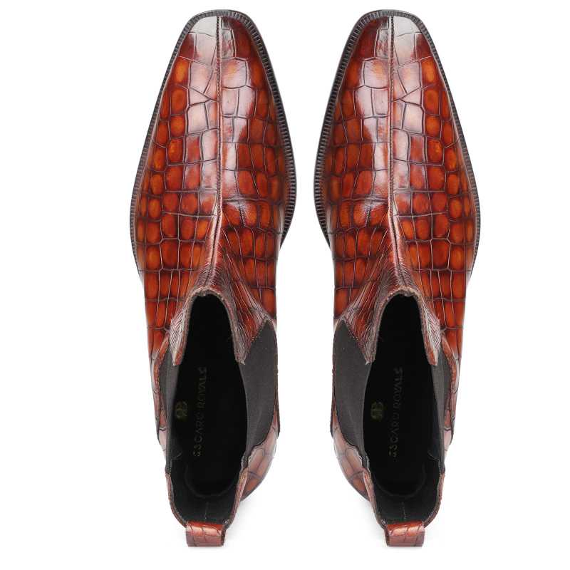 Regal Chelsea Boots in Large Tan - Escaro Royale