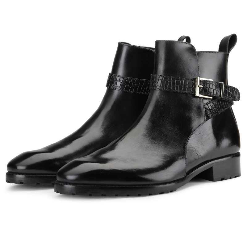 Jodhpur Boot In Black - Escaro Royale