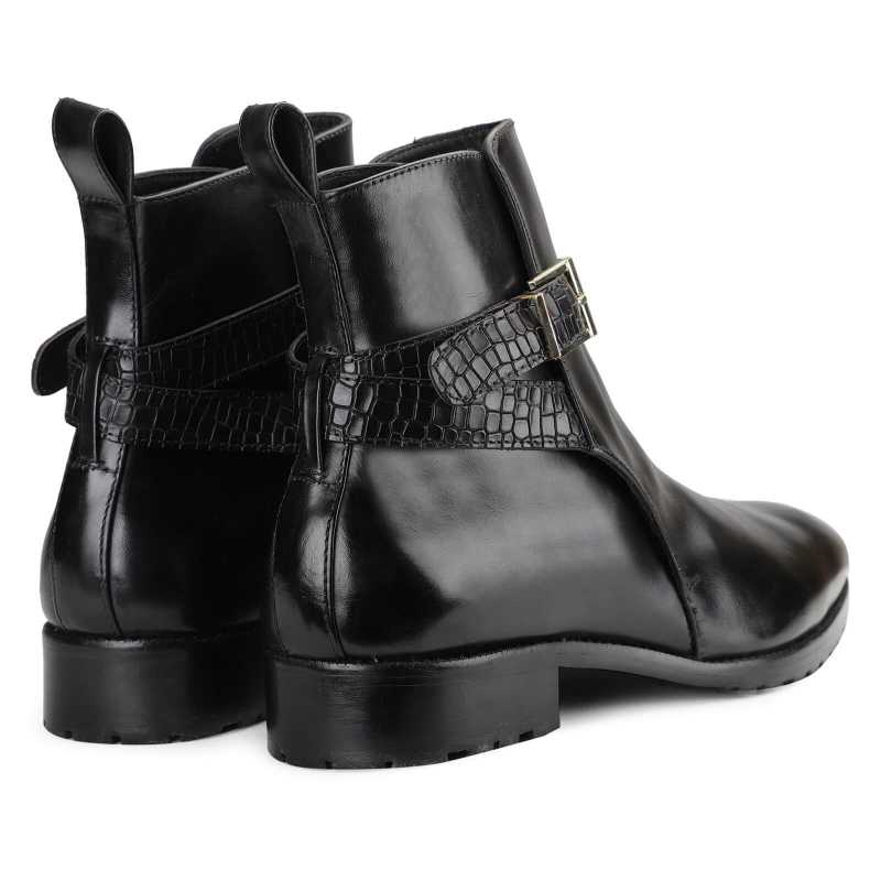 Jodhpur Boot In Black - Escaro Royale
