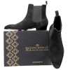 Iceman Chelsea Boots in Black Suede - Escaro Royale