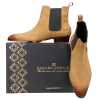 Iceman Chelsea Boots in Camel Color Suede - Escaro Royale