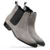 Iceman Chelsea Boots in Grey Suede - Escaro Royale