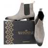 Iceman Chelsea Boots in Grey Suede - Escaro Royale