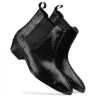 Maverick Chelsea Boots in Black with Cuba Heel - Escaro Royale
