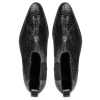 Maverick Chelsea Boots in Black with Cuba Heel - Escaro Royale