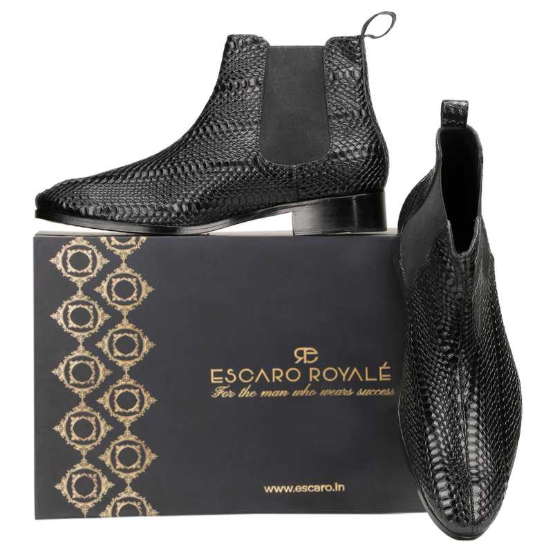 Neo Chelsea Boots in Black - Escaro Royale