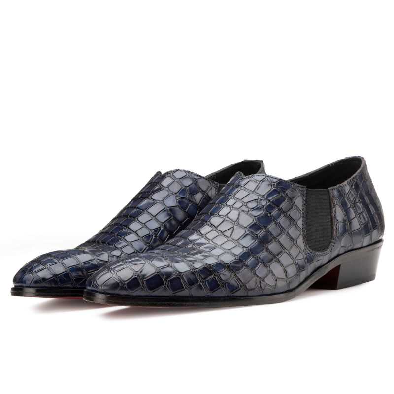 Vader Loafers in Blue - Escaro Royale