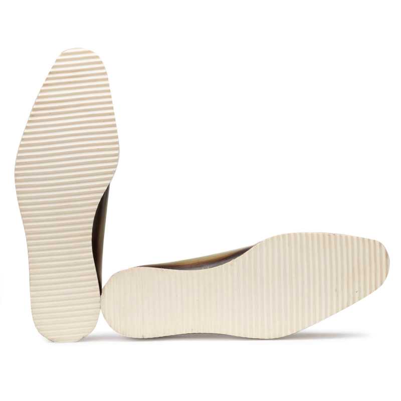 The Amerigo Wholecut Oxford in Green Burnish - Escaro Royale