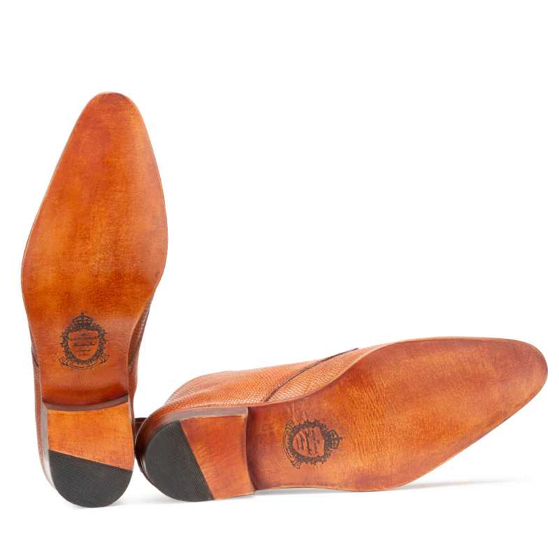 Optimus Chukka Boots in Patina Scales Tan - Escaro Royale