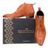 Optimus Chukka Boots in Patina Scales Tan - Escaro Royale